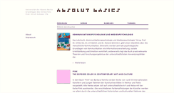 Desktop Screenshot of absolut-basics.com